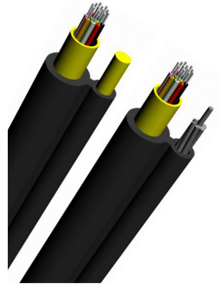 GJYFBTCH Single Mode / Multimode Fiber Cable , Loose Tube Fiber Optic Cable