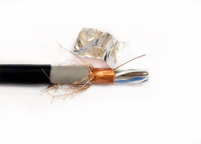 PVC PE Double Sheath SFTP Bulk CAT6 Ethernet Cable 1000ft